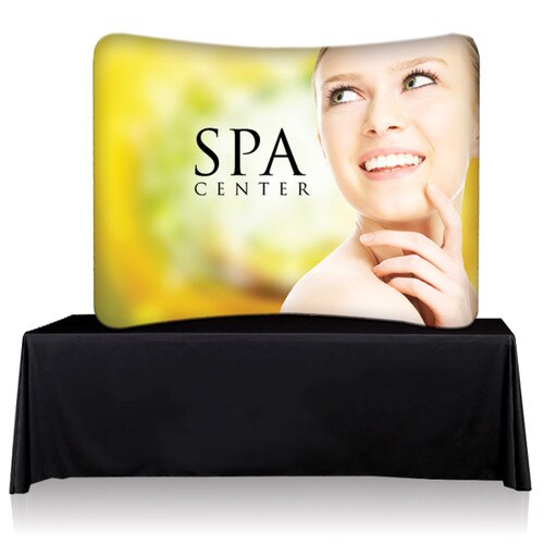 8 ft. EZ Tube® Curve Table Top — Graphic Package